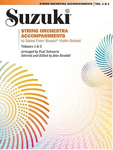 Suzuki String Orchestra Accompaniments to Solos from Violin School Volumes 1 & 2 - Violin 1 Part Summy Birchard 0319