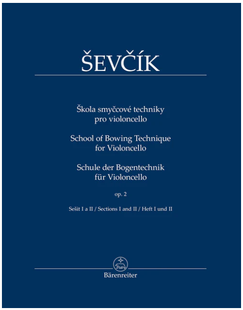 School of Bowing Technique for Cello Op 2 Book 1