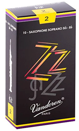 Vandoren ZZ Alto Saxophone Reeds, Strength 2, 10-Pack