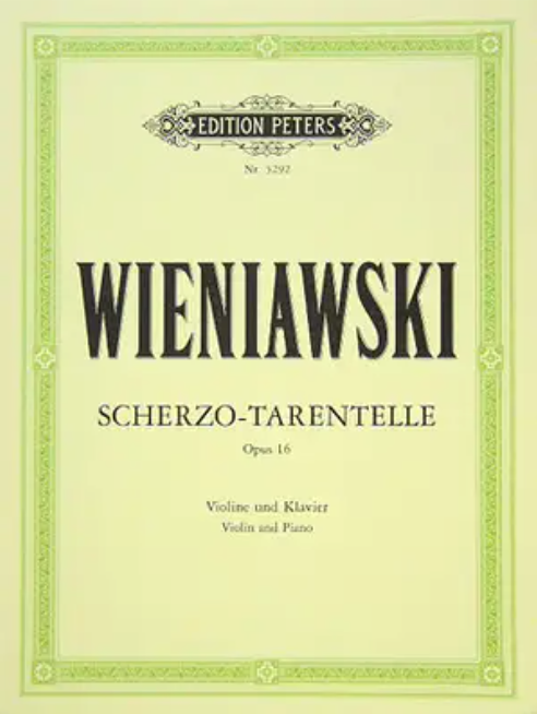 Wieniawski - Scherzo Tarantella Op16 - Violin edited by Marteau Peters EP3292