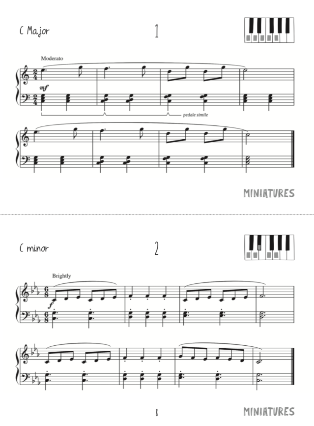 Miniatures for Piano