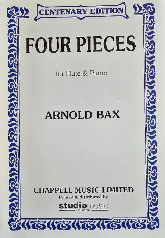 Bax - 4 Pieces  - Flute/Piano Accompaniment Studio 5003270