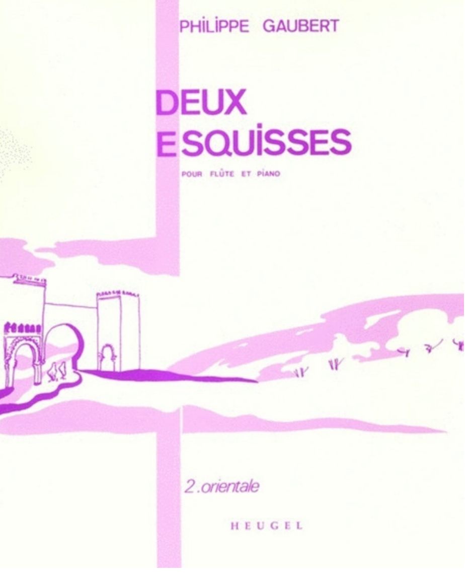 Gaubert - 2 Esquisses #2 Orientale - Flute/Piano Accompaniment Heugel & Cie HE26583