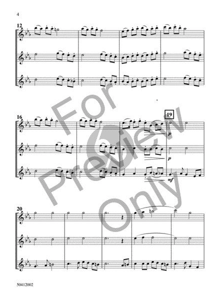 On The Wings Of Whimsy for 3 Flutes Score & Parts - 50412002