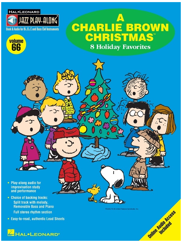 A Charlie Brown Christmas - Jazz Play-Along Volume 66 - Vince Guaraldi - Bb Instrument|Bass Clef Instrument|C Instrument|Eb Instrument Hal Leonard Lead Sheet /CD