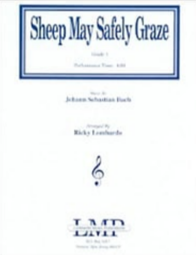 SHEEP MAY SAFELY GRAZE ARR LOMBARDO FOR 4 FLUTES - BACH J S - FLUTE - LOMBARDO MUSIC PUBLICATIONS FQ-007