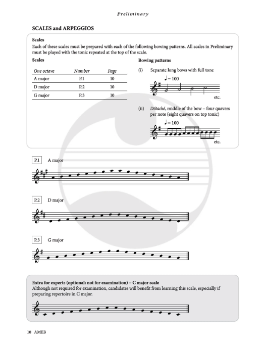 AMEB Violin Technical Workbook Released 2021 (Scale Book) AMEB 1202729639