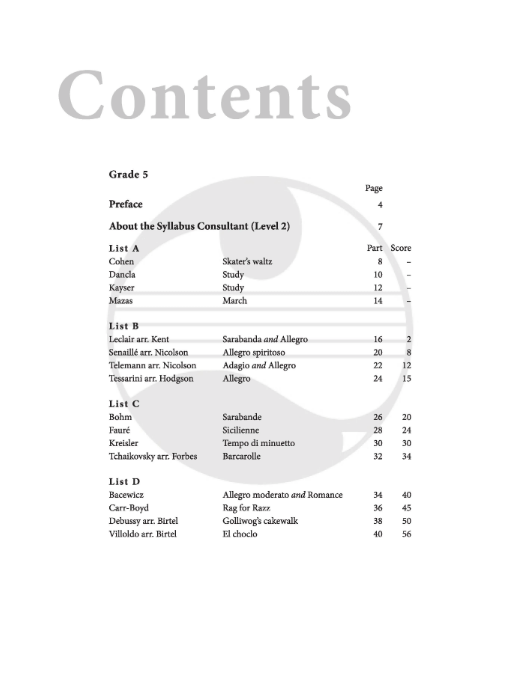 AMEB Violin Series 10 Grade 5 - Violin/Piano Accompaniment AMEB 1202729339