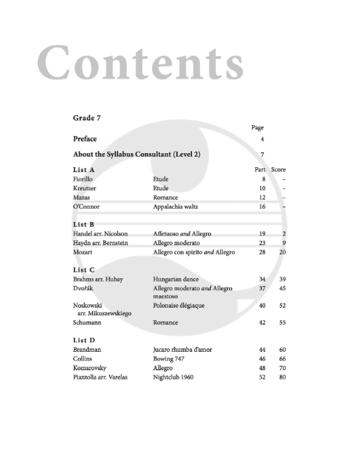 AMEB Violin Series 10 Grade 7 - Violin/Piano Accompaniment AMEB 1202729539