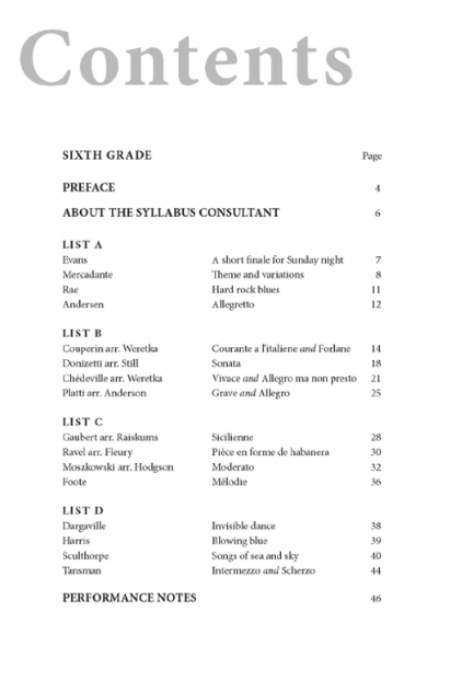 AMEB Flute Series 3 Grade 6 - Flute/Piano Accompaniment AMEB 1203053639