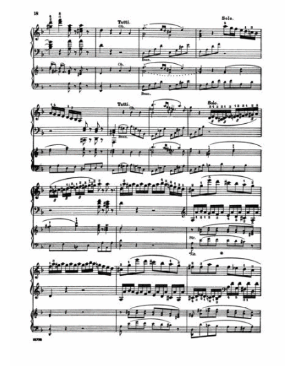 Mozart - Concerto #20 K466 - Piano Duet Schirmer 50255940