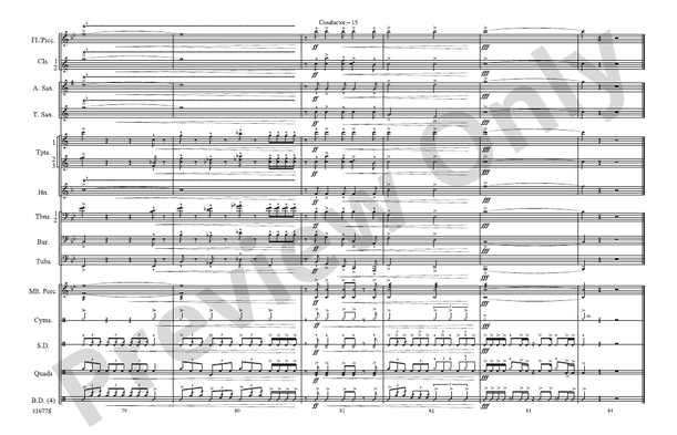 The Cowboys – Marching Band Conductor Score & Parts (Digital Download)