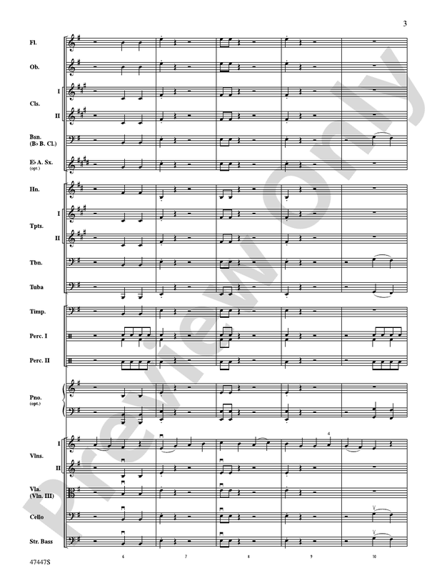 Slingshot – Full Orchestra Conductor Score & Parts (Digital Download)