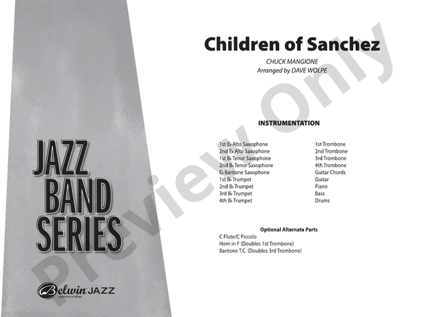 Children of Sanchez - Jazz Ensemble Conductor Score & Parts(Digital Download)
