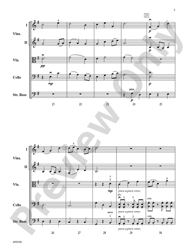 Skylight - String Orchestra Conductor Score & Parts (Digital Download)