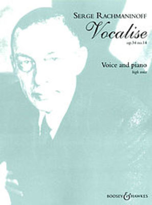 Vocalise In C#m Op. 34/14 - Sergei Rachmaninoff - Classical Vocal High Voice Boosey & Hawkes