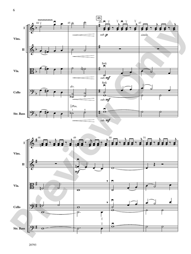 The Idylls of Pegasus – String Orchestra Conductor Score & Parts (Digital Download)