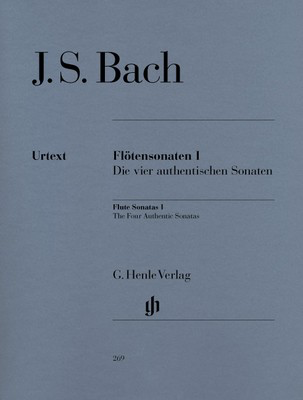 Bach - Sonatas Book 1 Authentic Sonatas - Flute/Piano Accompaniment Henle HN269