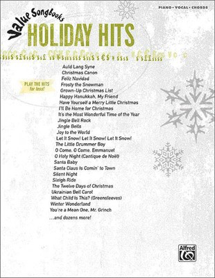 Holiday Hits - Value Songbooks Series - Various - Alfred Music Piano, Vocal & Guitar
