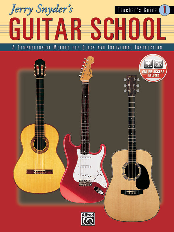 Jerry Snyders Guitar School Book 1 Teacher Book/CD