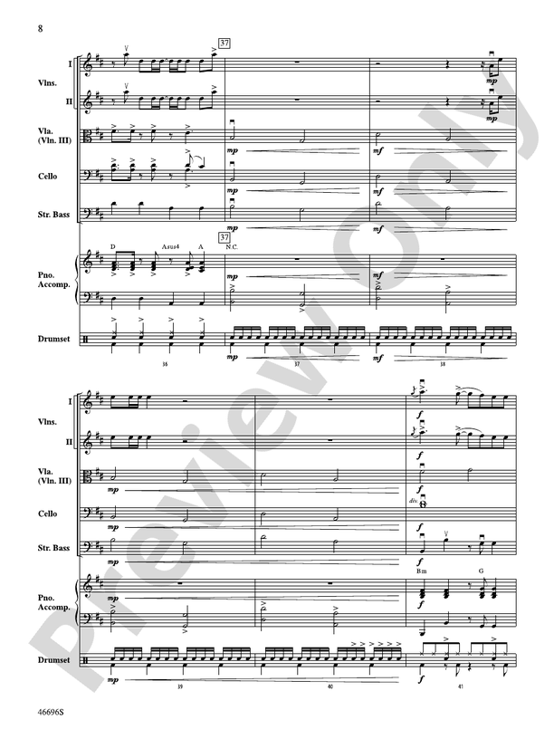 One Foot - String Orchestra Conductor Score & Parts (Digital Download)