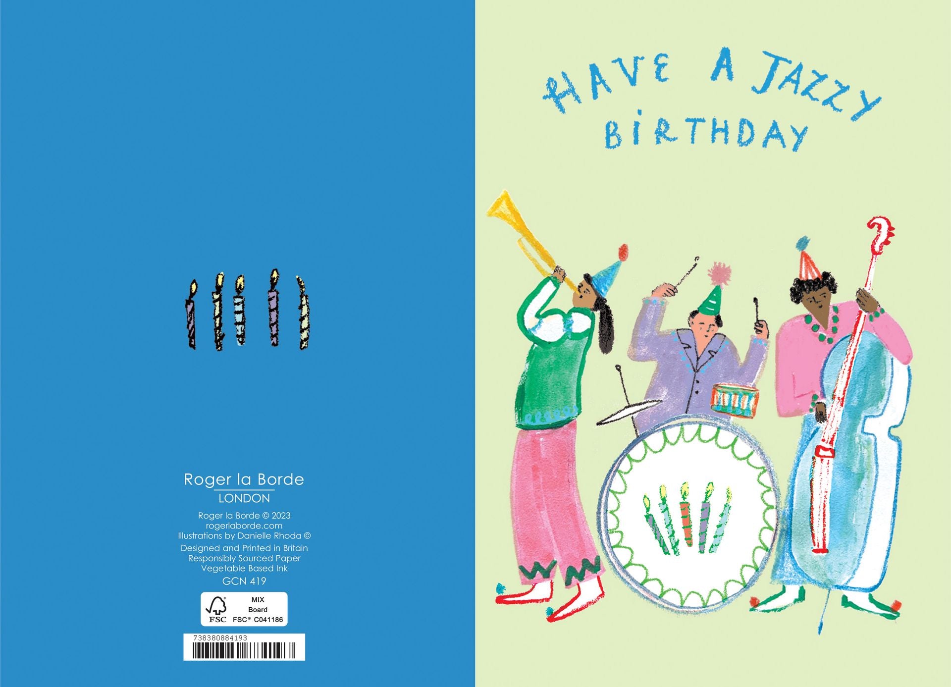 Greeting Card Have a Jazzy Birthday