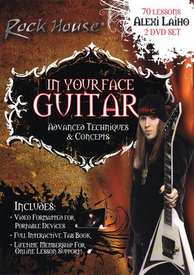 Alexi Laiho - In Your Face Guitar - Advanced Techniques and Concepts - Guitar Rock House Guitar Solo DVD