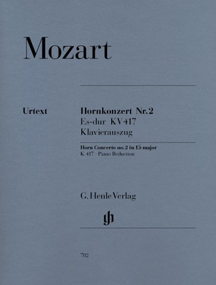 Concerto No 2 E Flat K 417 Fhn/Pno Urtext - Wolfgang Amadeus Mozart - French Horn G. Henle Verlag