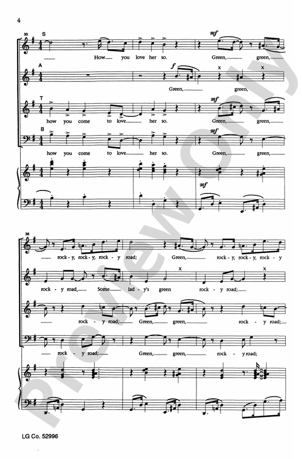 Green Dances – SATB Choral Octavo (Digital Download)