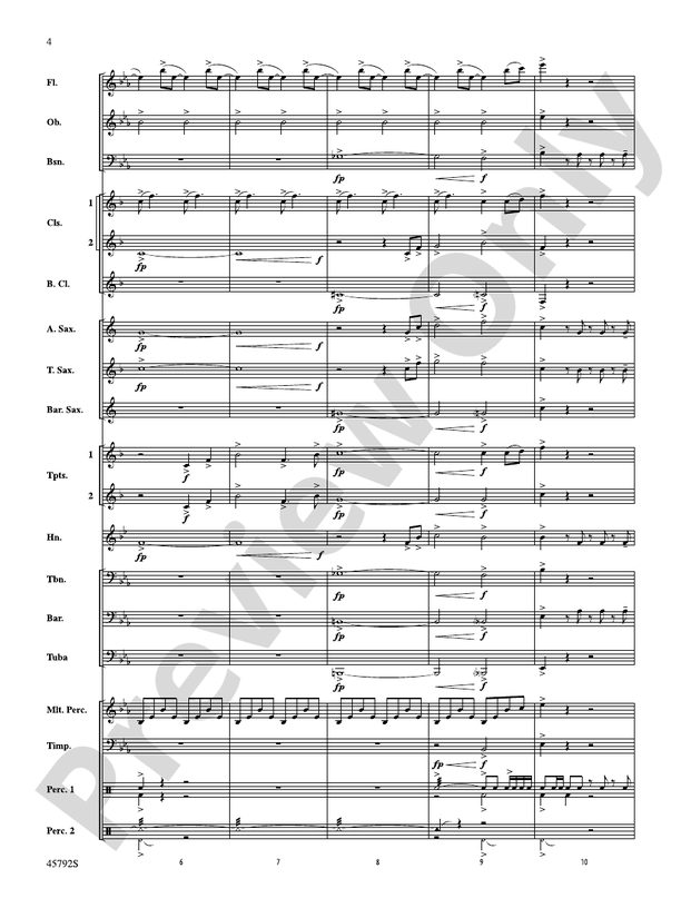First Sun - Concert Band Conductor Score & Parts (Digital Download)