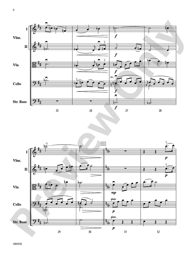 From Darkness, Joyful Sounds Are Born - String Orchestra Conductor Score & Parts (Digital Download)
