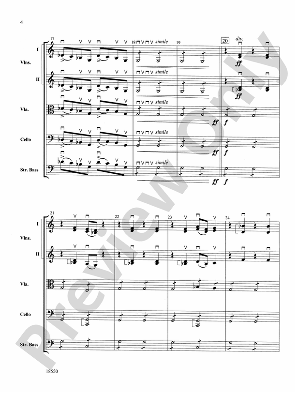 Legend – String Orchestra Conductor Score & Parts (Digital Download)