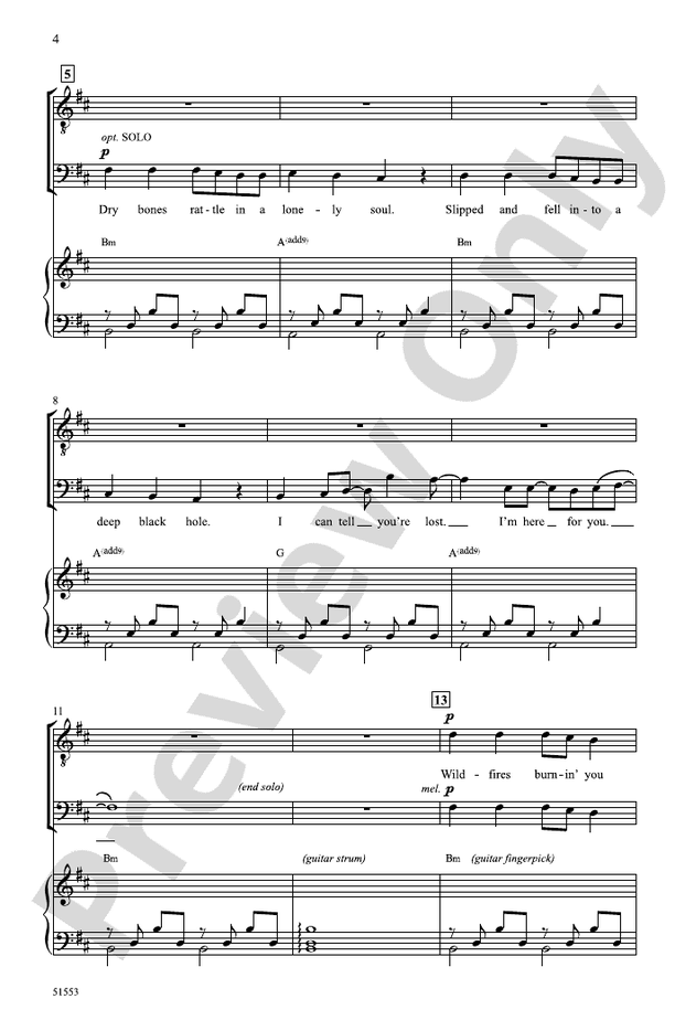 Leave a Light On - TTBB Choral Octavo (Digital Download)
