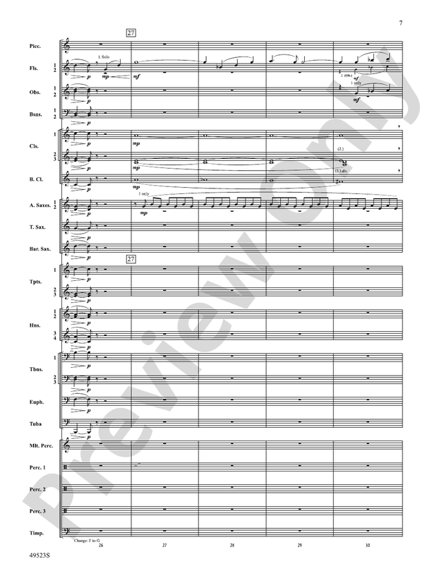 Life Eternal - Concert Band Conductor Score & Parts (Digital Download)