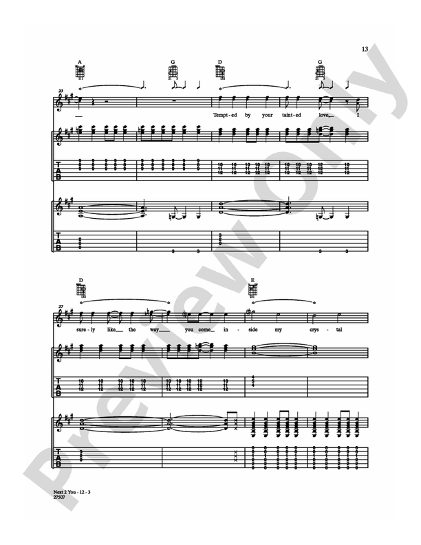 Next 2 You - Guitar TAB (Digital Download)