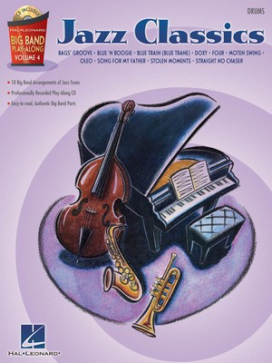 Jazz Classics - Drums - Big Band Play-Along Volume 4 - Various - Drums Hal Leonard Drum Notation /CD