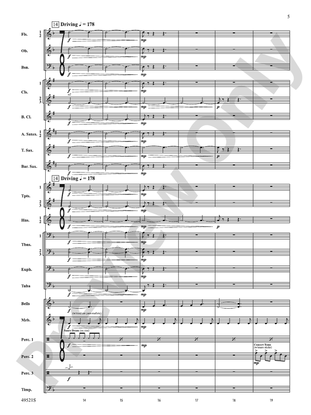 Spirit of the Dauntless - Concert Band Conductor Score & Parts (Digital Download)