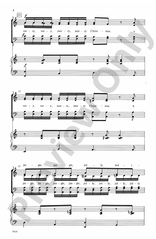 A Very, Very, Merry, Merry Christmas - SATB Choral Octavo (Digital Download)