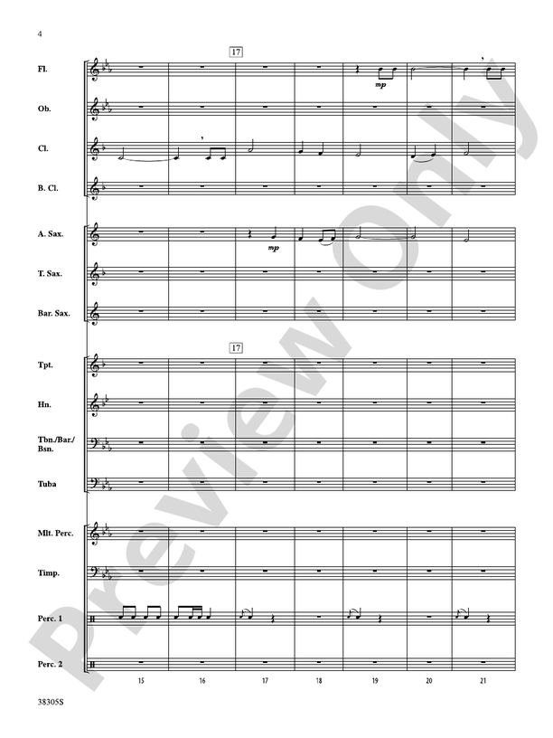 A Star Spangled March - Concert Band Conductor Score & Parts (Digital Download)