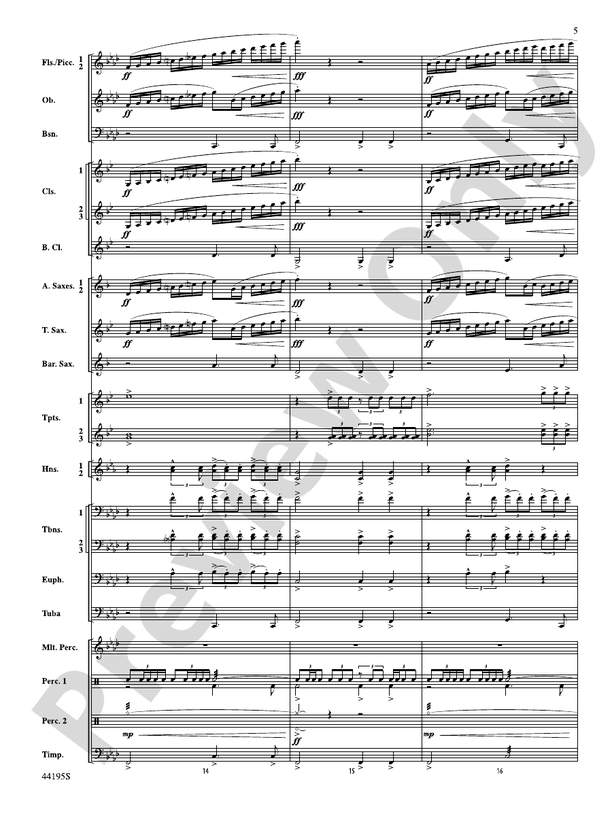 Children of Gaia - Concert Band Conductor Score & Parts (Digital Download)