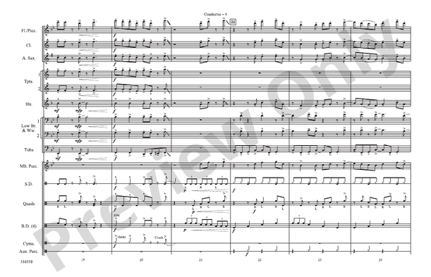 Wake Me Up Before You Go-Go – Marching Band Conductor Score & Parts (Digital Download)