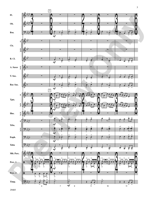 McKenzie River Quest - Concert Band Conductor Score & Parts (Digital Download)