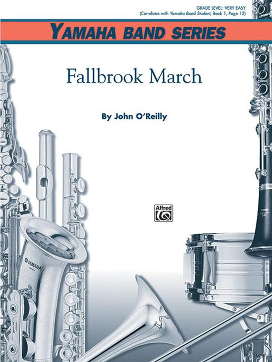 Fallbrook March - Concert Band Conductor Score & Parts (Digital Download)