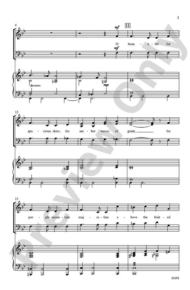 From Sea to Shining Sea – 3-Part Mixed Choral Octavo (Digital Download)