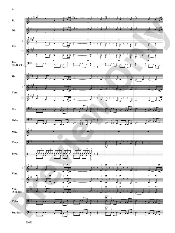 Crescent City Collage – Full Orchestra Conductor Score & Parts (Digital Download)