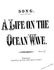 A Life On The Ocean Wave - G Major Vocal/Piano (Digital Download)