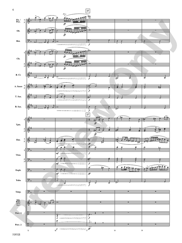 The Trace - Concert Band Conductor Score & Parts(Digital Download)