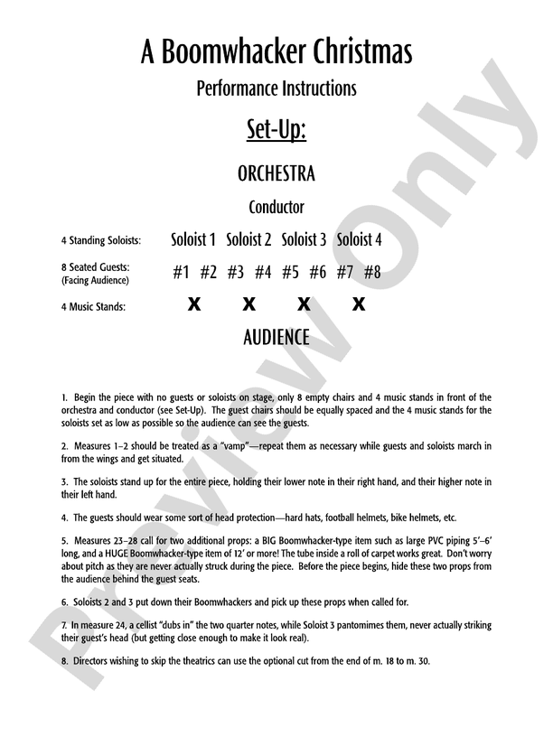 A Boomwhacker Christmas – String Orchestra Conductor Score & Parts (Digital Download)