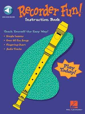 Recorder Fun! - Teach Yourself the Easy Way! - Recorder Various Authors Hal Leonard /CD