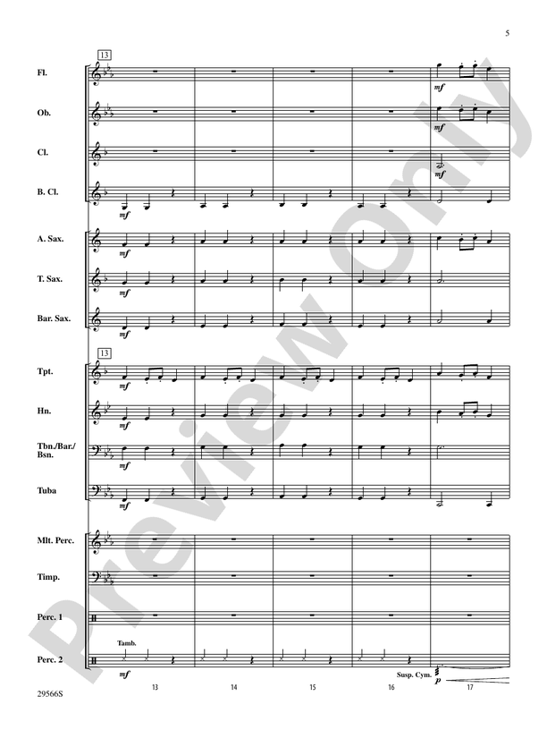 Three Christmas Bells (I. Ukranian Bell Carol, II. Ding Dong! Merrily on High, III. Jingle Bells) - Concert Band Conductor Score & Parts (Digital Download)